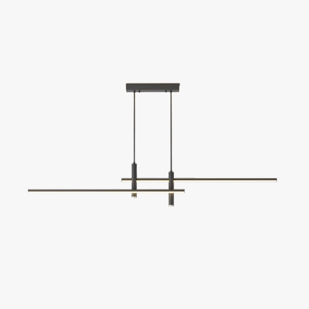 Pendant Light With A Linear Silhouette, Nexa LED Dining Fixture