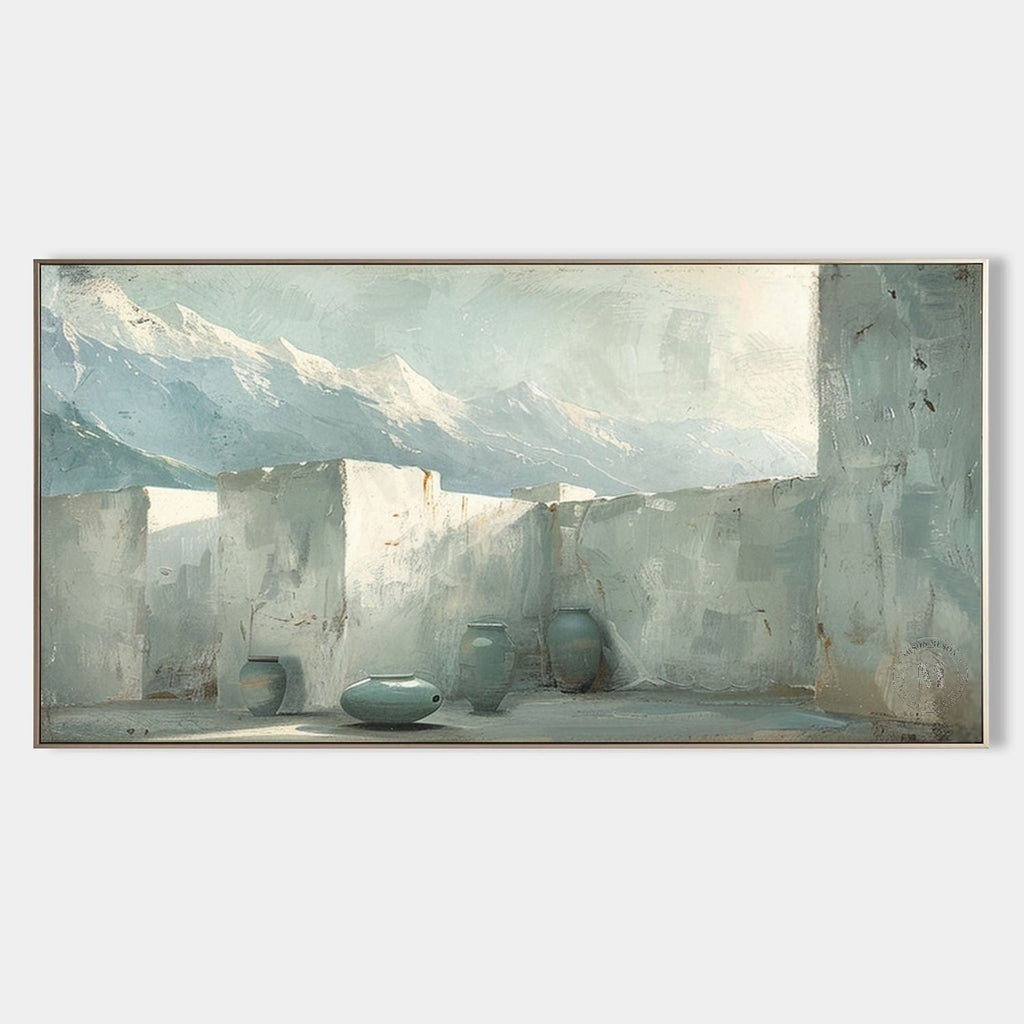 Wall Art Mountain Courtyard Ceramic Vessels | Fioriscas