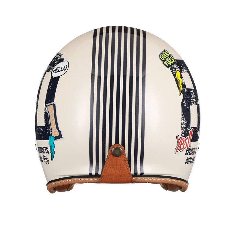 Open Face Motorcycle Helmet, LumaNova Pro, DOT & ECE Certified