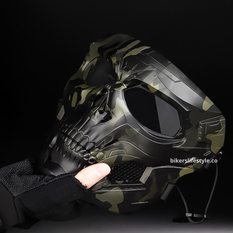 Maska s lebkou Phantom pro airsoft, paintball a jízdu na motorce