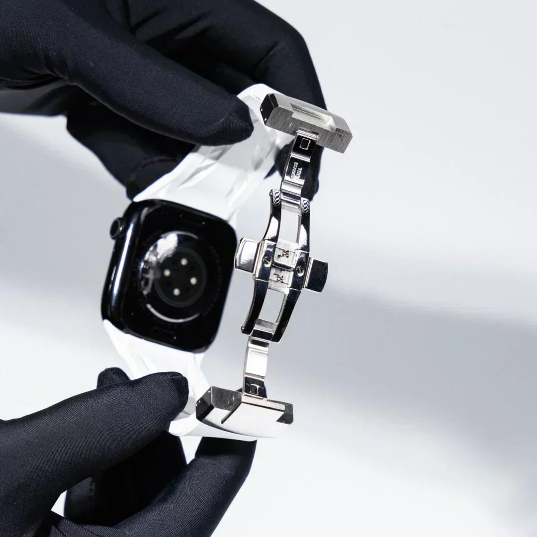 Apple Watch-rem, Liora FKM gummirem med sommerfuglelås