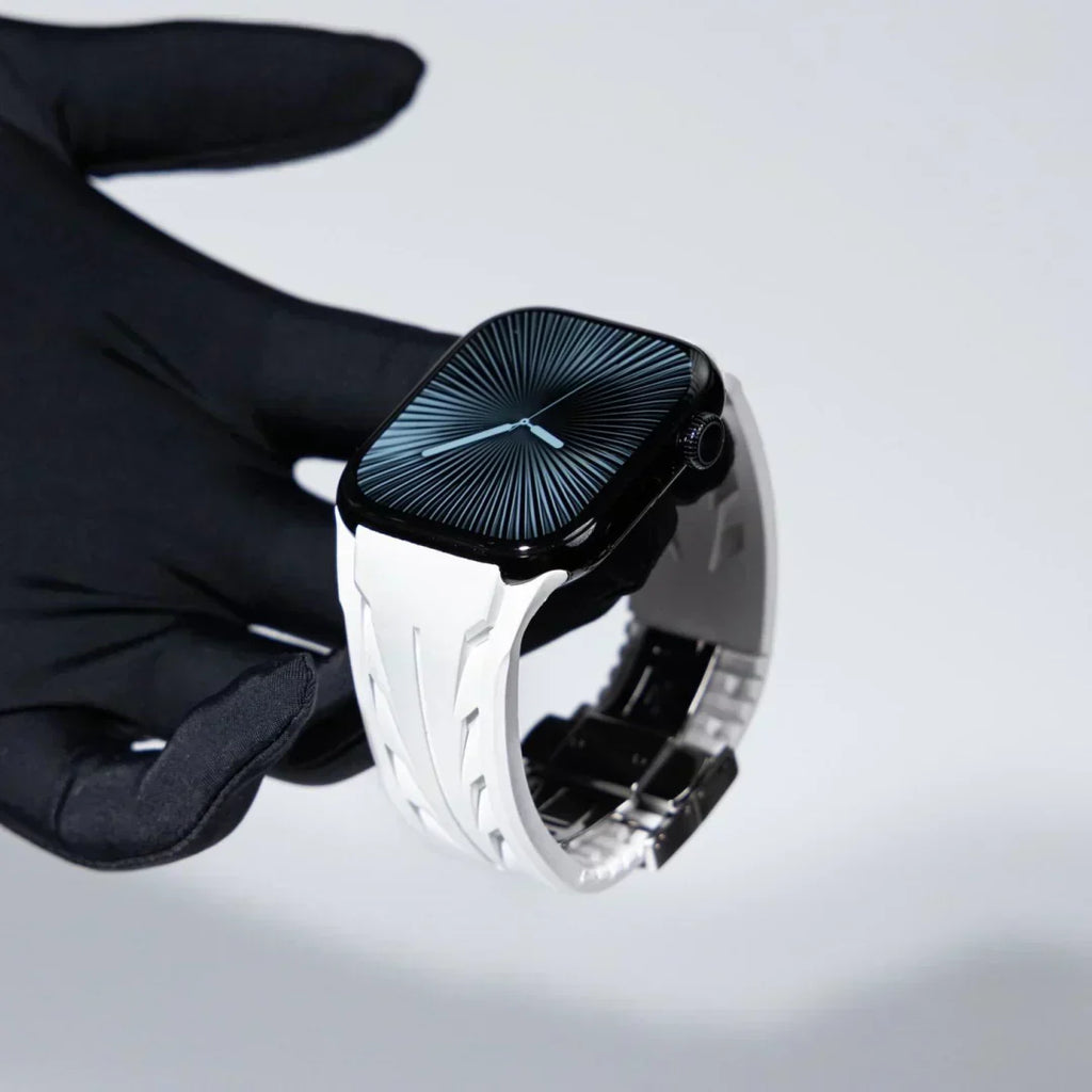 Apple Watch-rem, Liora FKM gummirem med sommerfuglelås