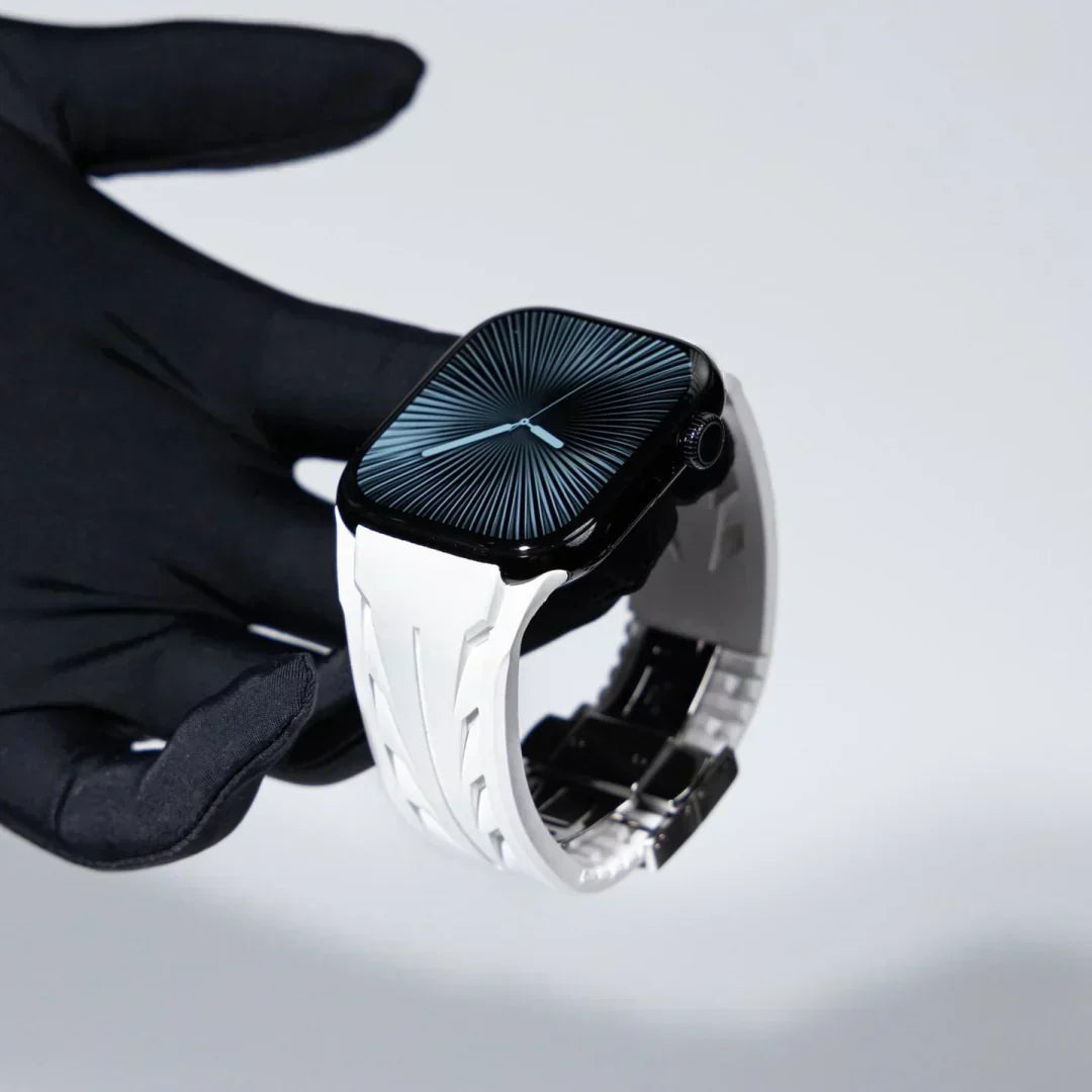 Apple Watch-rem, Liora FKM gummirem med sommerfuglelås