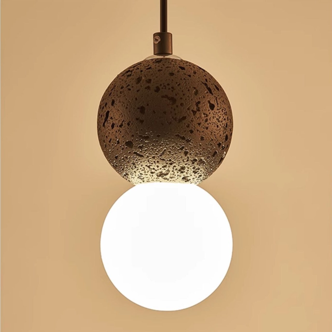 Kessie Pendant Light Travertine | Fioriscas