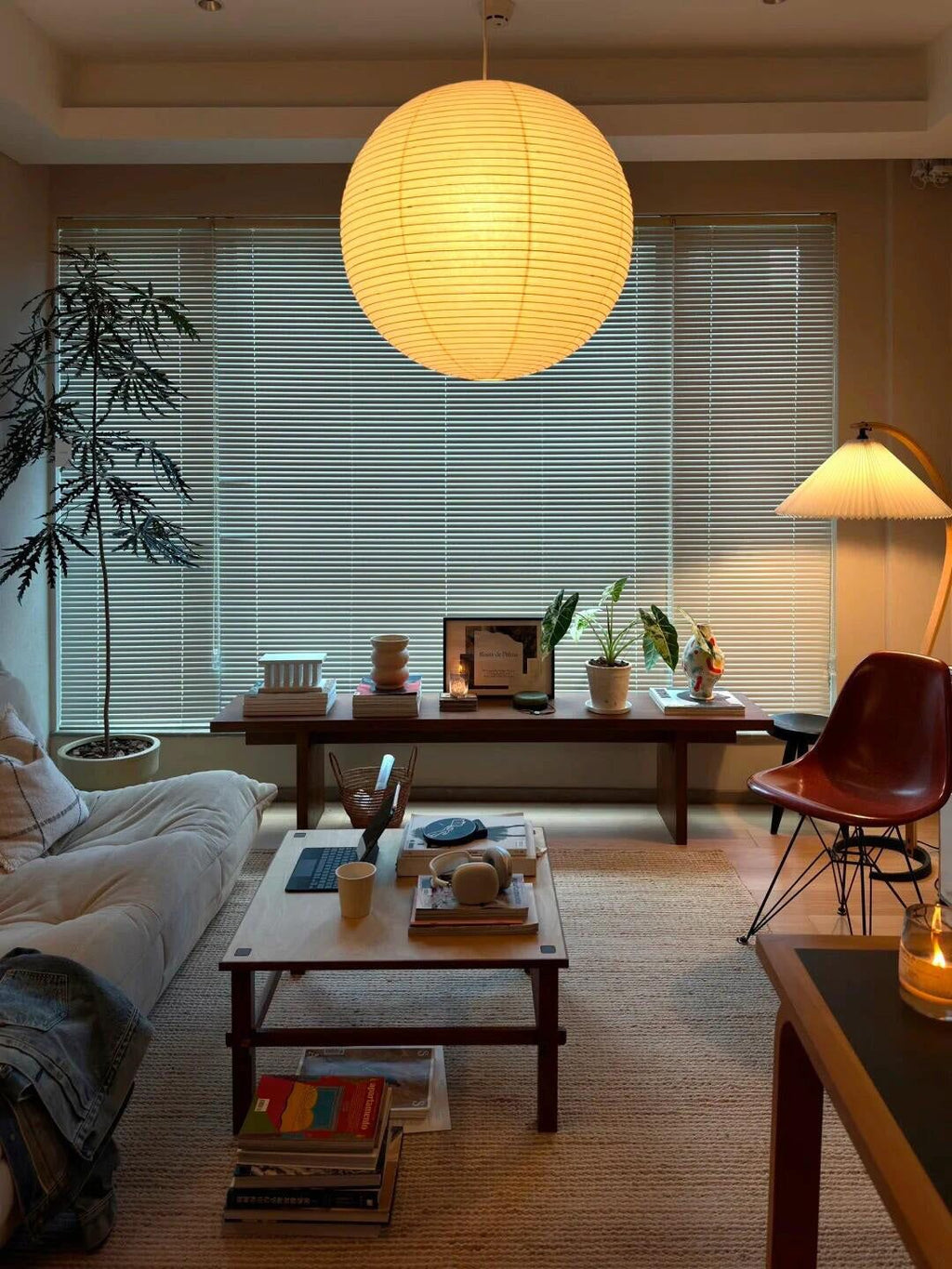 Lustra Pendant Lamp Paper for Living Room | Fioriscas