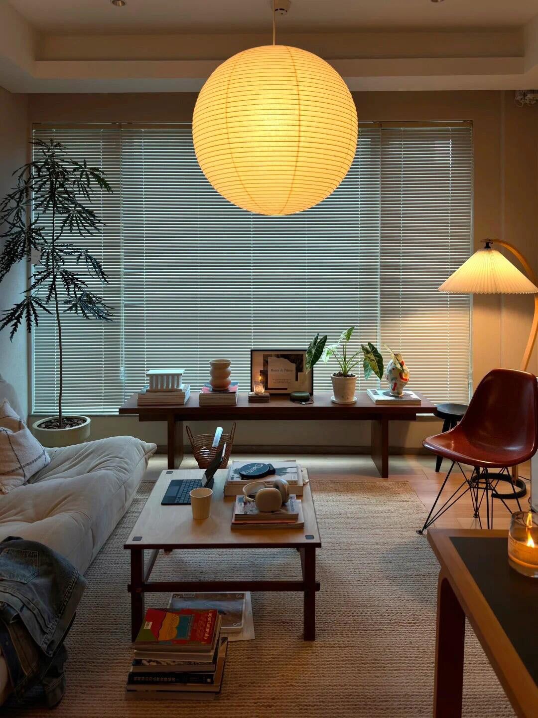 Lustra Pendant Lamp Paper for Living Room | Fioriscas