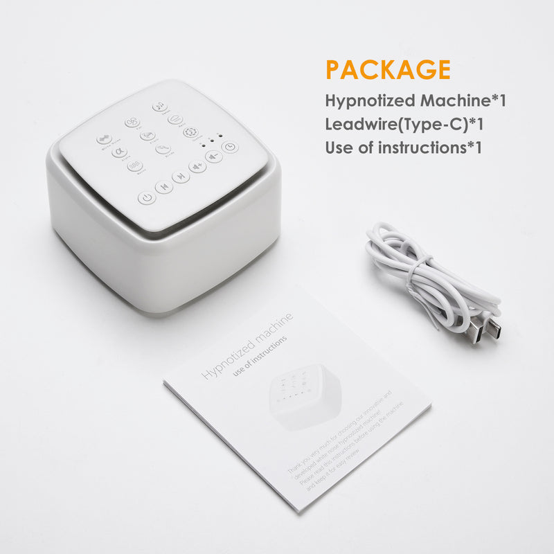 Máquina de sonido para dormir con 9 opciones de ruido blanco y verde, portátil