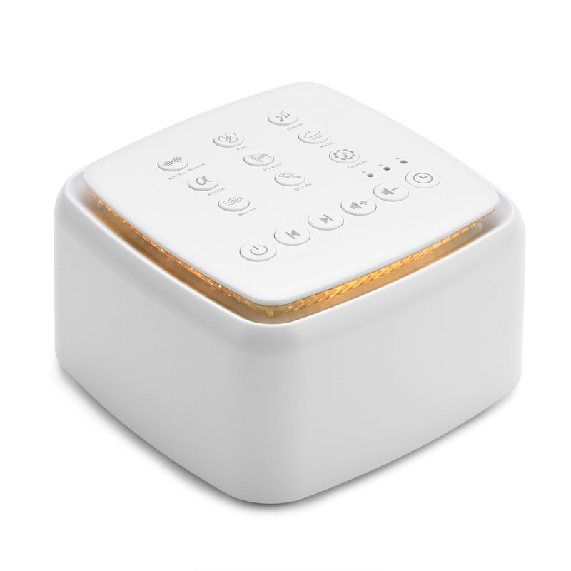 Máquina de sonido para dormir con 9 opciones de ruido blanco y verde, portátil
