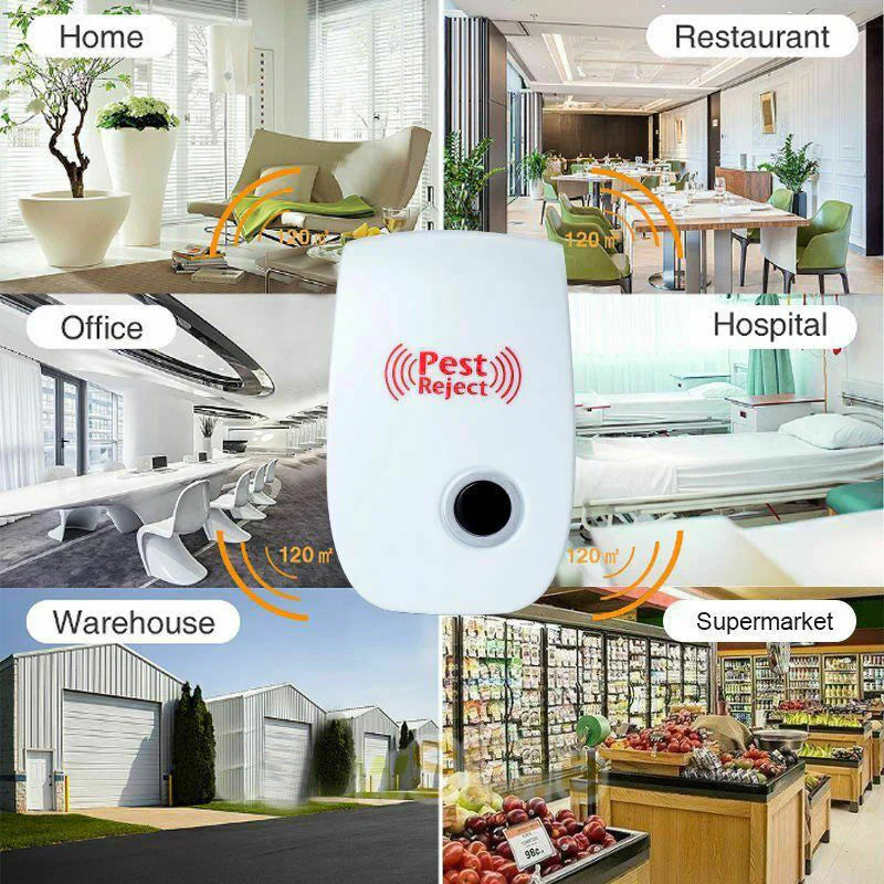 AeroGuard Silent Ultrasonic Pest Repeller For Garden And Yard