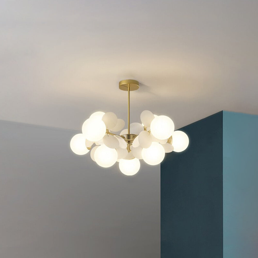מנורת תלייה מאקריליק AstraLumen, תאורת LED זוהרת לחדרים מודרניים