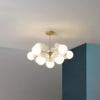 מנורת תלייה מאקריליק AstraLumen, תאורת LED זוהרת לחדרים מודרניים