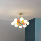 מנורת תלייה מאקריליק AstraLumen, תאורת LED זוהרת לחדרים מודרניים