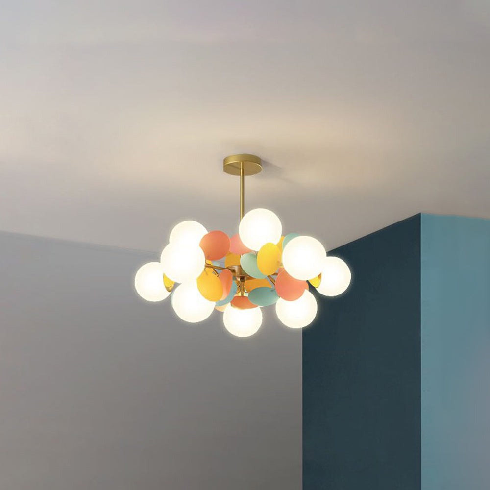 מנורת תלייה מאקריליק AstraLumen, תאורת LED זוהרת לחדרים מודרניים