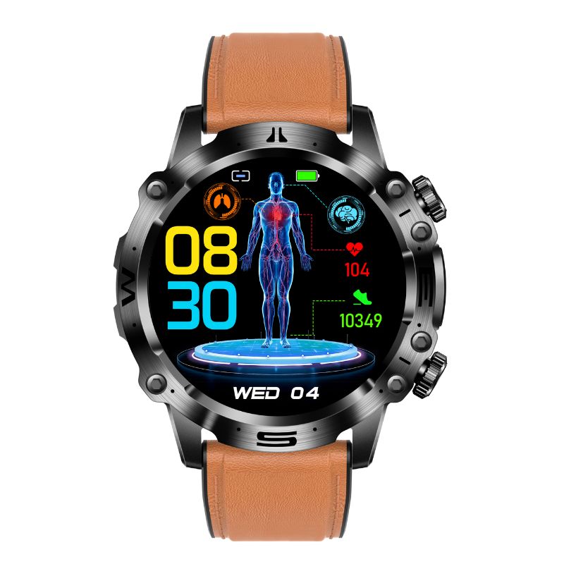 CardioNova Orologio Salute con Monitoraggio della Frequenza Cardiaca e Segni Vitali