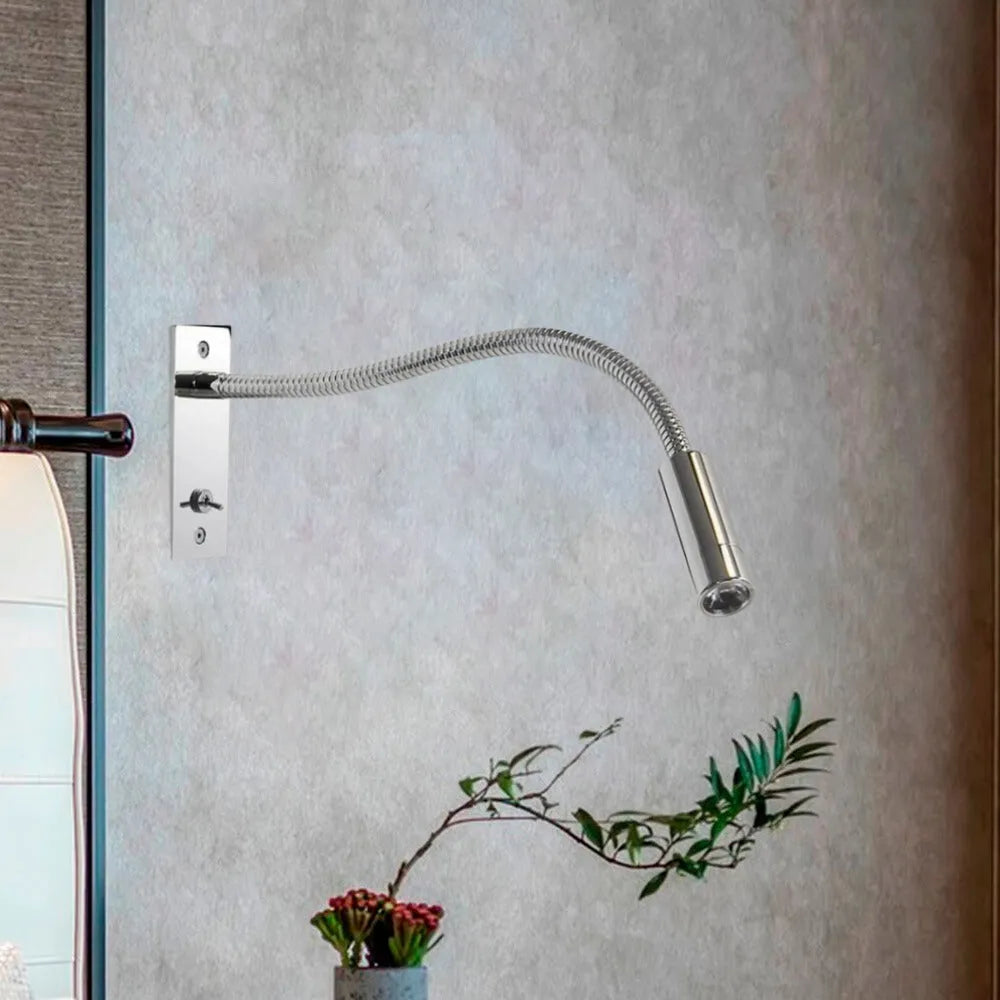 Verstellbare LED-Lesewandleuchte, NexaLux-Spot-Wandleuchte