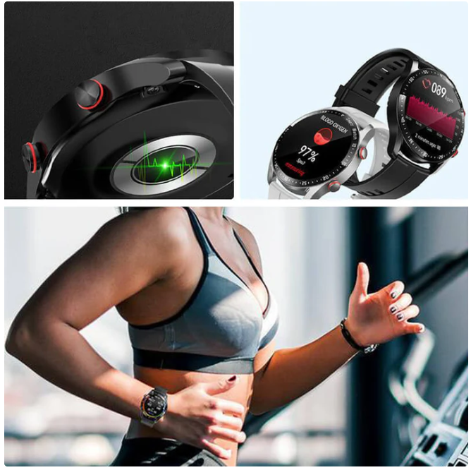 Chytré hodinky LumaPulse Pro s voděodolností a sledováním zdravotního stavu