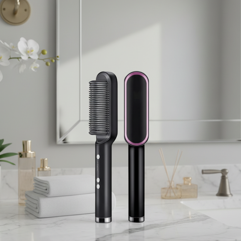 Lisseur professionnel avec céramique tourmaline pour un coiffage brillant - Fioriscas