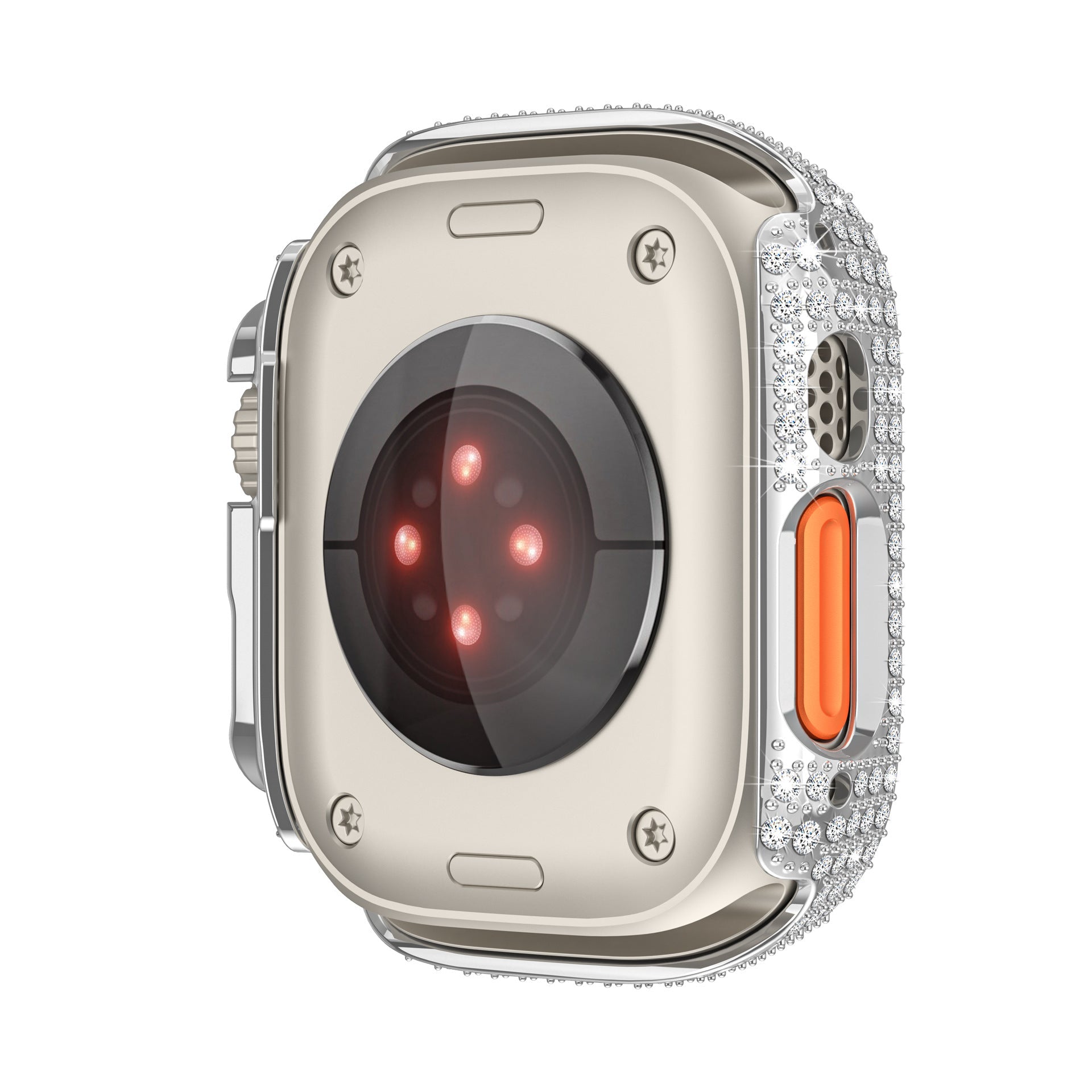 Diamond Apple Watch Ultra Case With Screen Shield — LuxeGuard