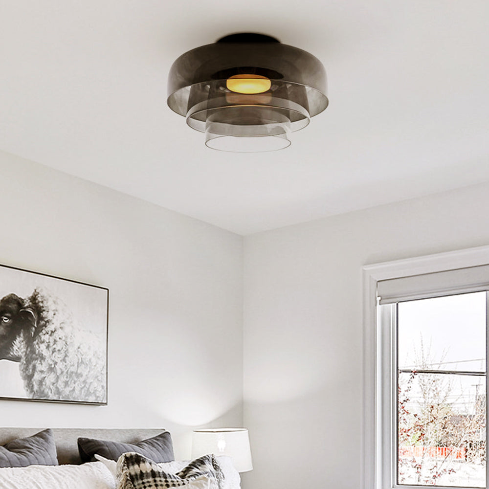 Aria Modern Simple Creative Glass Flush Mount Ceiling Light | Fioriscas