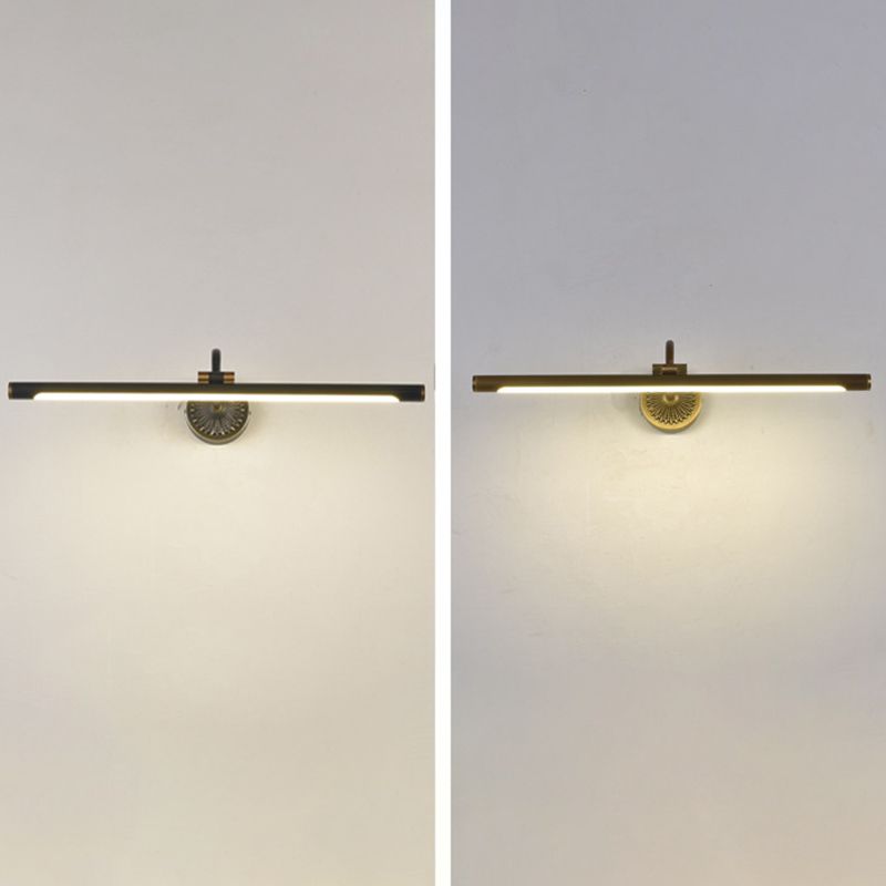 Tiffany Black Adjustable Reading Spotlight Wall Lamp, Metal/Wood | Fioriscas