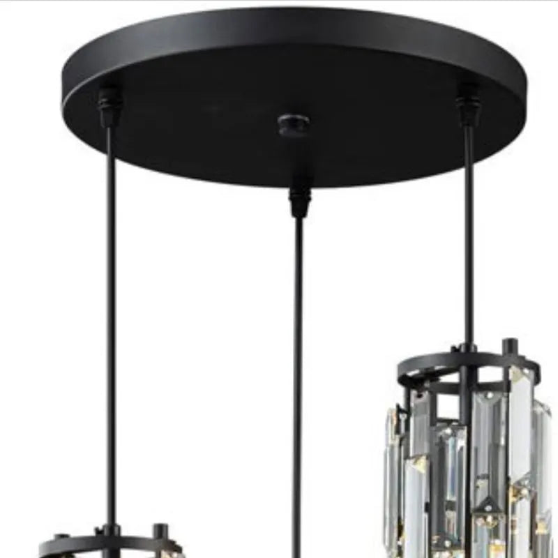 Kristy Cluster Pendant Light, Black & Gold | Fioriscas