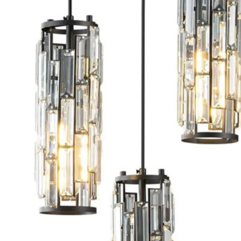 Kristy Cluster Pendant Light, Black & Gold | Fioriscas