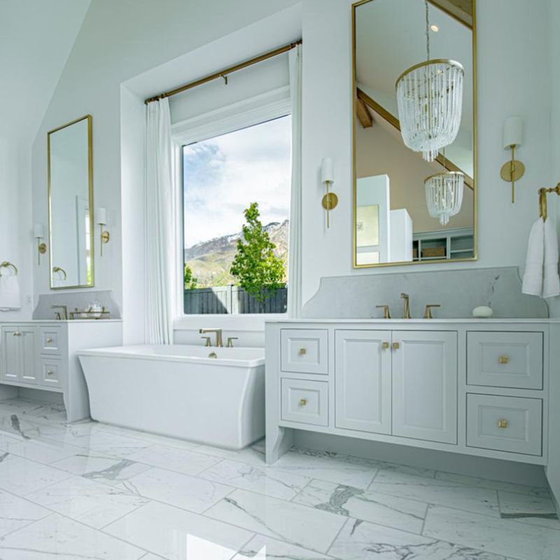 Arisha Milky Glass Mirror Front Vanity Wall Lamp, 2 Colour | Fioriscas