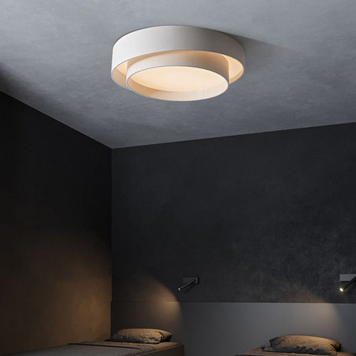 Arux Nordic Art Deco Circular Flush Mount Ceiling Light | Fioriscas