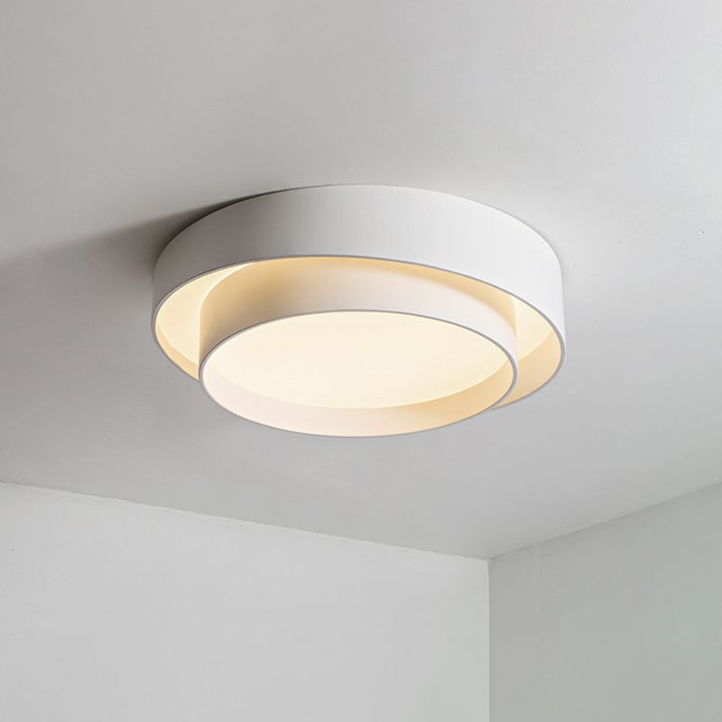 Arux Nordic Art Deco Circular Flush Mount Ceiling Light | Fioriscas