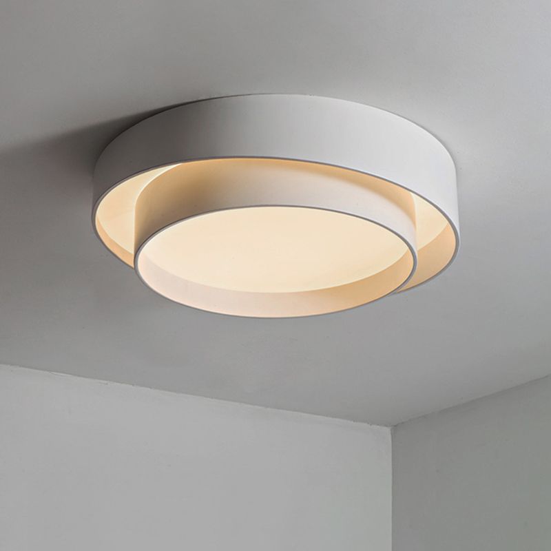 Arux Nordic Art Deco Circular Flush Mount Ceiling Light | Fioriscas