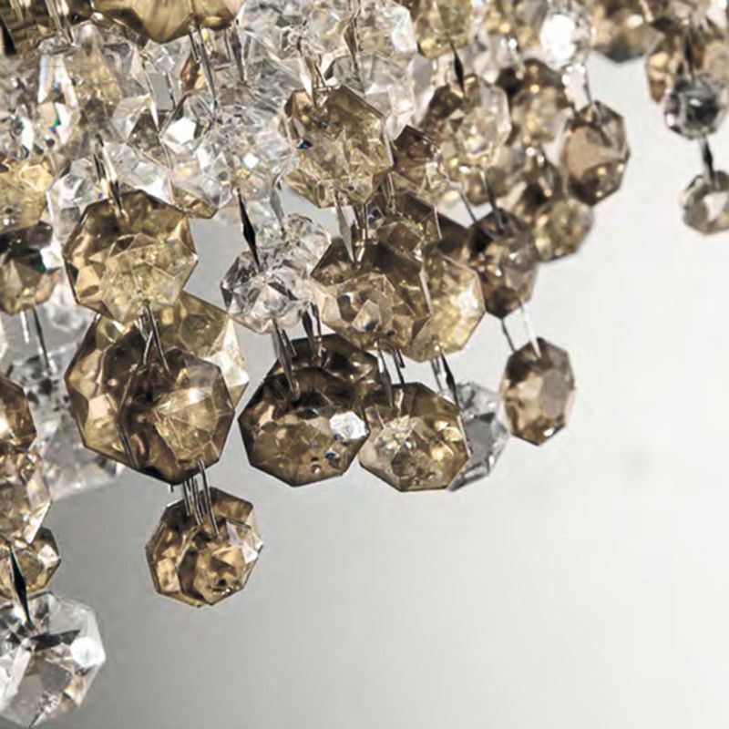 Kristy Modern Crystal Pendant Light Black/White/Brown/Gold | Fioriscas