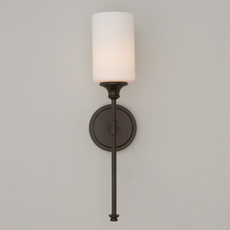Arisha Milky Glass Mirror Front Vanity Wall Lamp, 2 Colour | Fioriscas