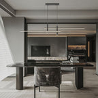 Pendant Light With A Linear Silhouette, Nexa LED Dining Fixture