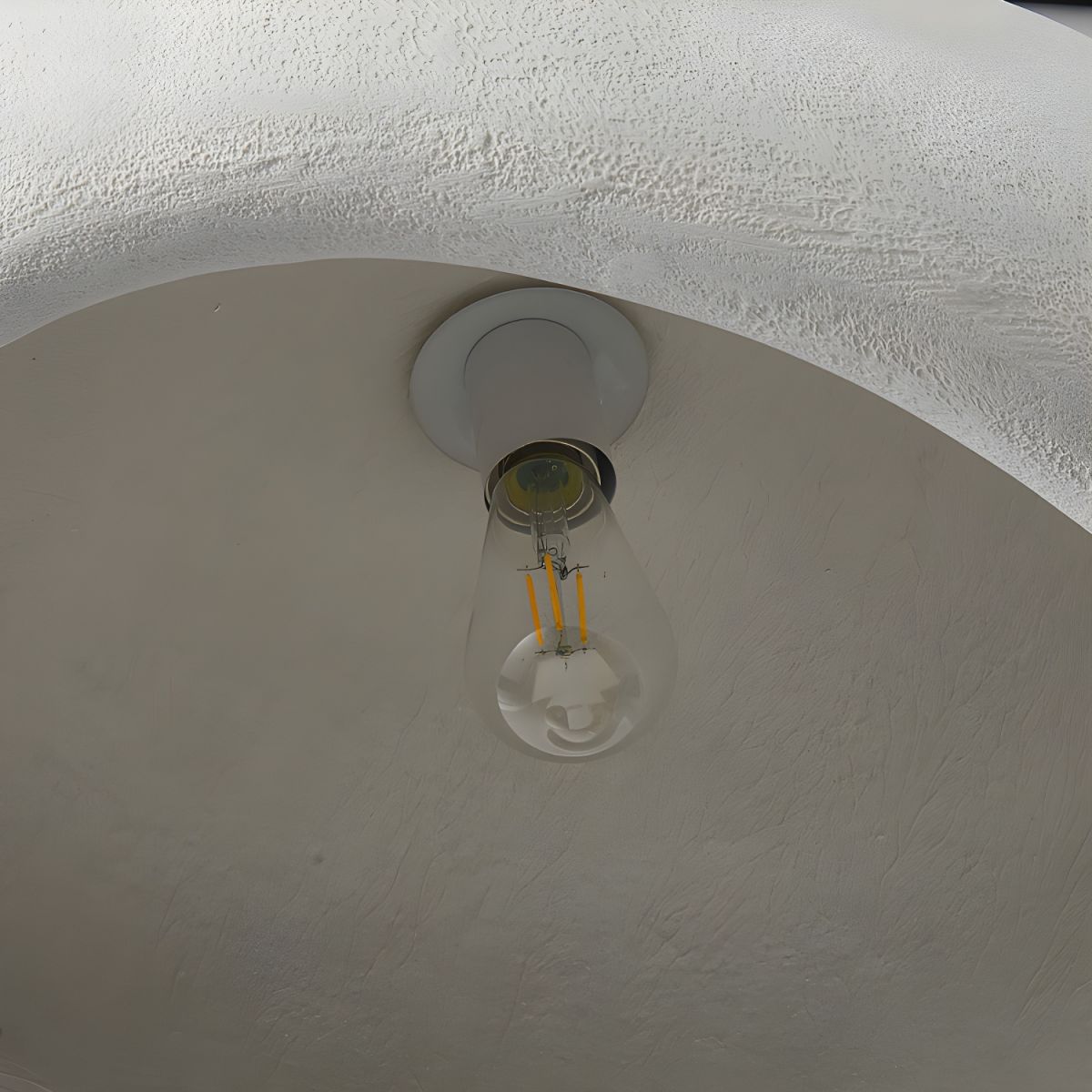 Lampada a sospensione a ciotola in stile Wabi Sabi, plafoniera LED regolabile