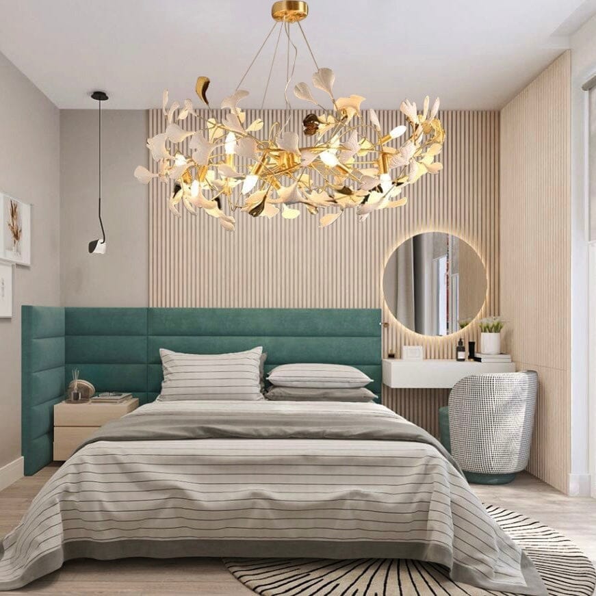 Keramik-Petal-Kronleuchter, LumaPetal-Design mit dimmbarem LED-Leuchten