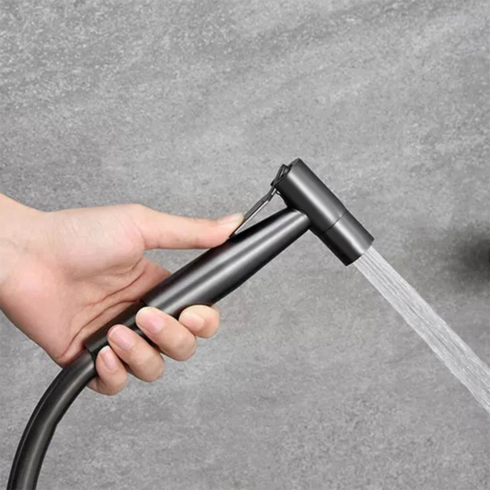 Nuvoro Handheld Bidet Sprayer, Gunmetal Grey Stainless Steel