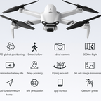 Drone com câmara GPS, vídeo em 8K, modo Segue-me e alcance de 1.5km