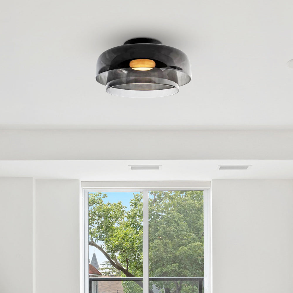 Aria Modern Simple Creative Glass Flush Mount Ceiling Light | Fioriscas