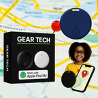 Portachiavi GPS per bambini, impermeabile, con batteria da 12 mesi, compatibile con Dov’è di iOS