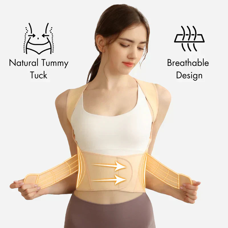 Faja de soporte para la postura Ascenta con correas ajustables para los hombros