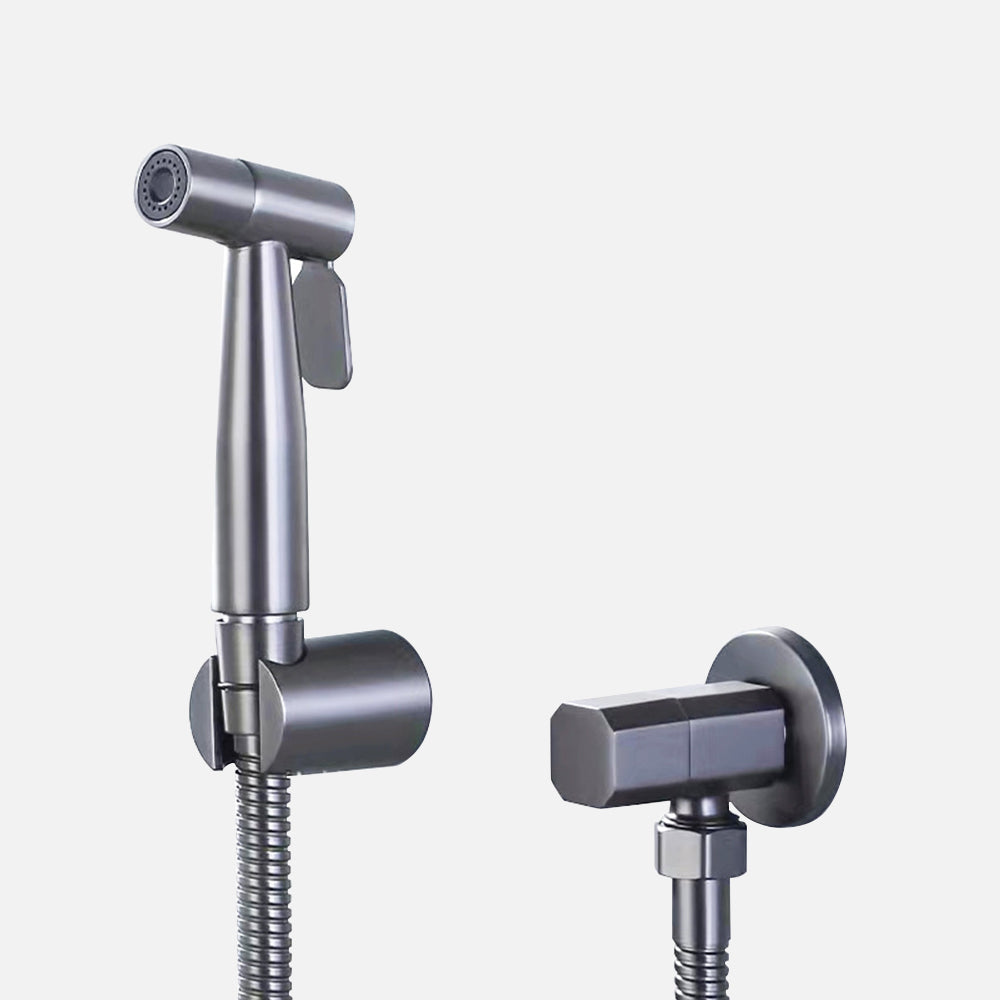 Nuvoro Handheld Bidet Sprayer, Gunmetal Grey Stainless Steel