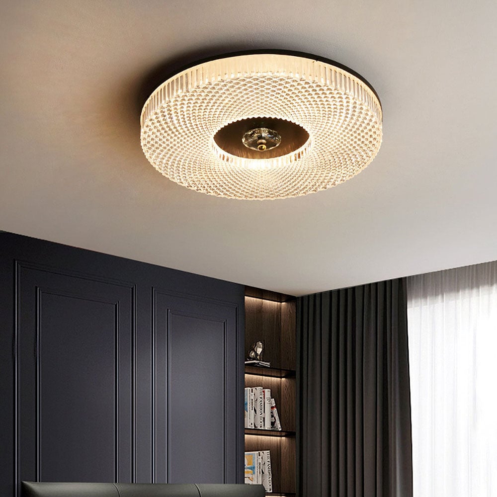 Stropní LED svítidlo Luminia s přisazenou montáží, tenké kovové a akrylátové provedení