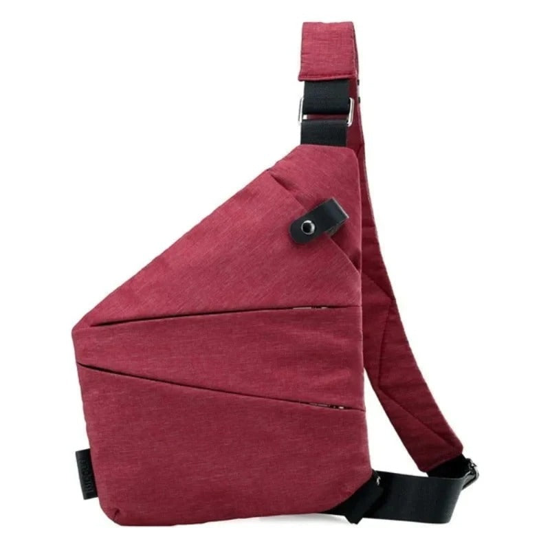 RFID-Blocking Anti-Theft Crossbody Travel Bag, Water-Resistant