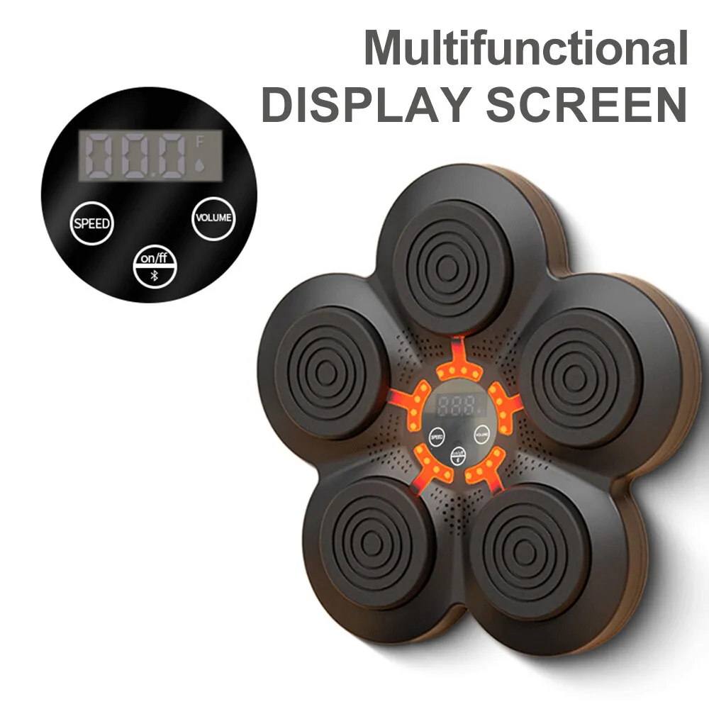 NovaStrike Smart Wall Boxing Machine, Bluetooth Music & Reaction Lights