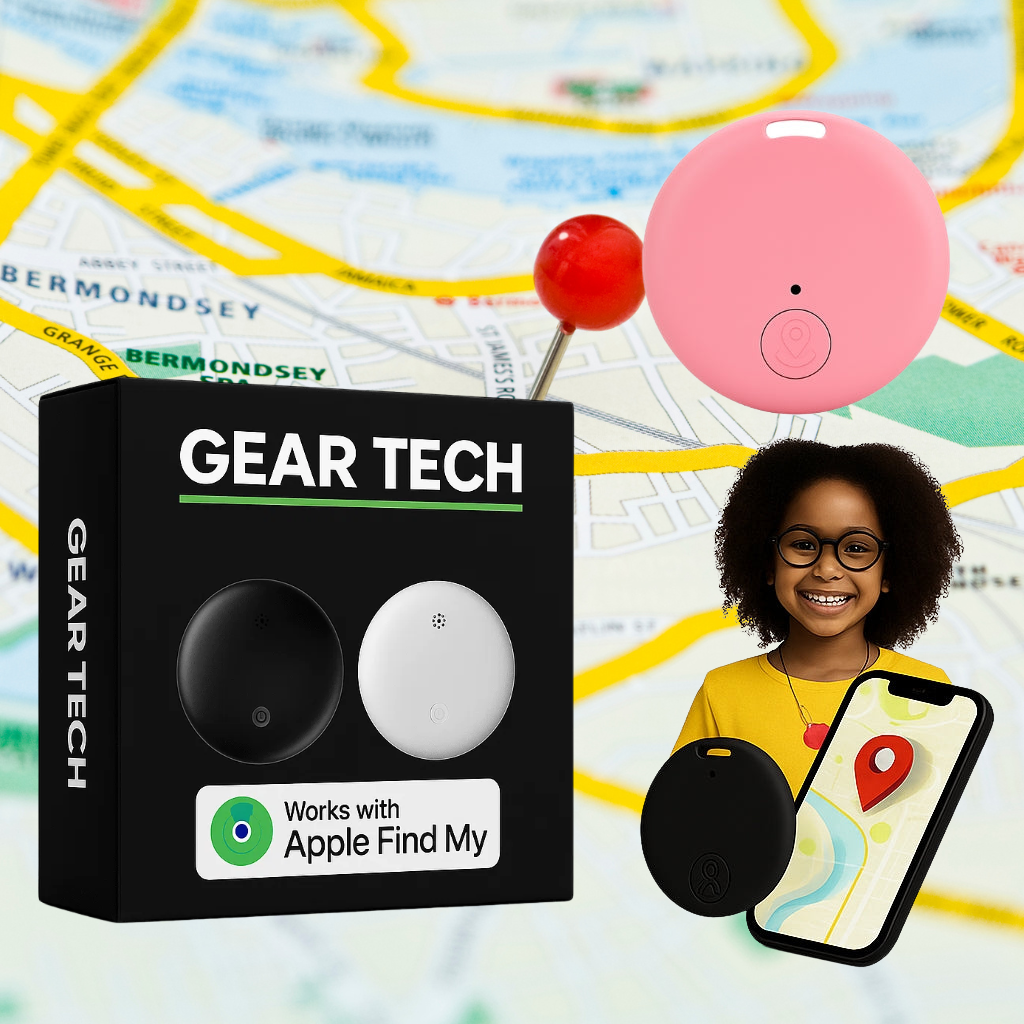 Portachiavi GPS per bambini, impermeabile, con batteria da 12 mesi, compatibile con Dov’è di iOS