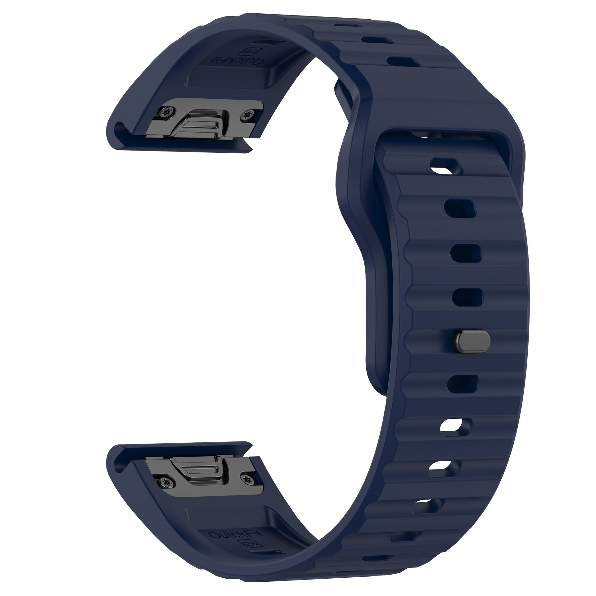 Ventro Silikon-Sportarmband für Garmin Fenix 8, 7X, 6X, belüftetes Design