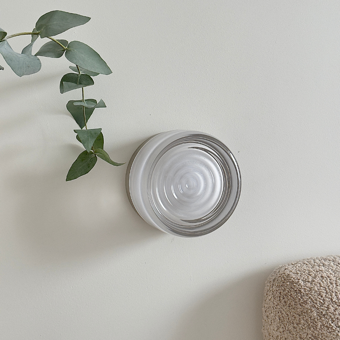 Orenda Wall Sconce, Glass Shade and Metal Body, Integrated LED