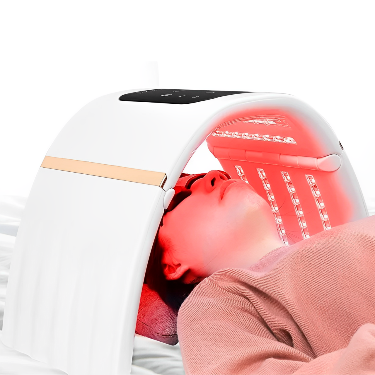 LunaGlow Seven-Color LED Photon Facial Device For Skin Renewal