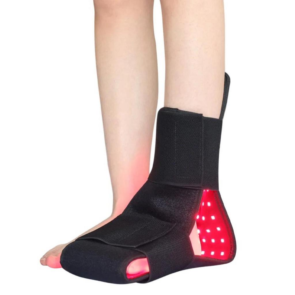 Banda para pies AstraPulse EMS con terapia de luz roja para el cuidado de los pies