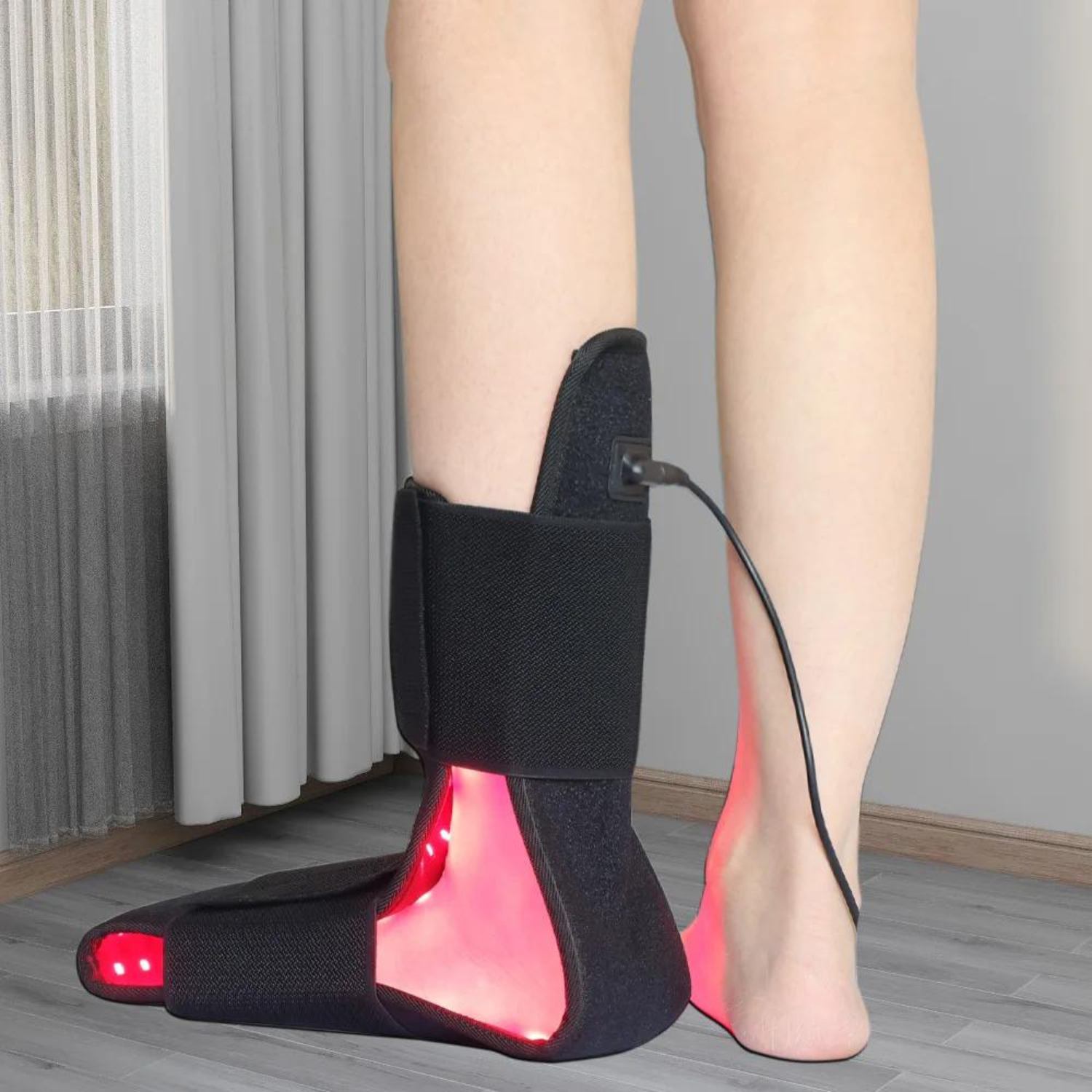 LumaStride – pás na chodidlo s červeným světlem a EMS pro domácí použití